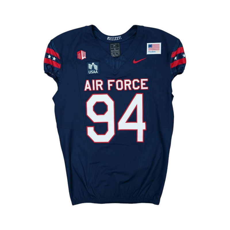 U.S. Air Force Academy Game Worn #94 Home Jersey 9/5/2026 w/ Freedom 250 Patch