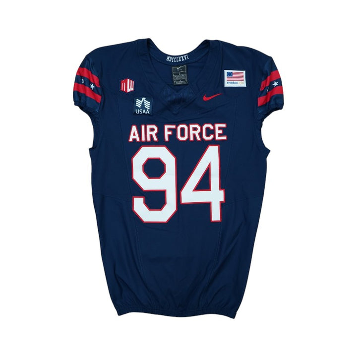 U.S. Air Force Academy Game Worn #94 Home Jersey 9/5/2026 w/ Freedom 250 Patch