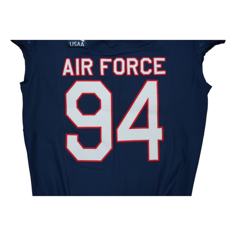 U.S. Air Force Academy Game Used #94 Home Jersey 9/5/2026 w/ Freedom 250 Patch