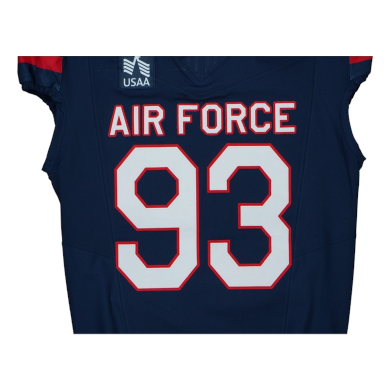 U.S. Air Force Academy Game Worn #93 Home Jersey 9/5/2026 w/ Freedom 250 Patch