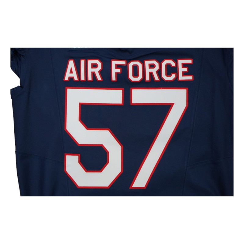 U.S. Air Force Academy Game Worn #57 Home Jersey 9/5/2026 w/ Freedom 250 Patch