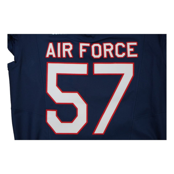 U.S. Air Force Academy Game Worn #57 Home Jersey 9/5/2026 w/ Freedom 250 Patch