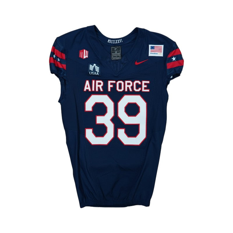 U.S. Air Force Academy Game Worn #39 Home Jersey 9/5/2026 w/ Freedom 250 Patch