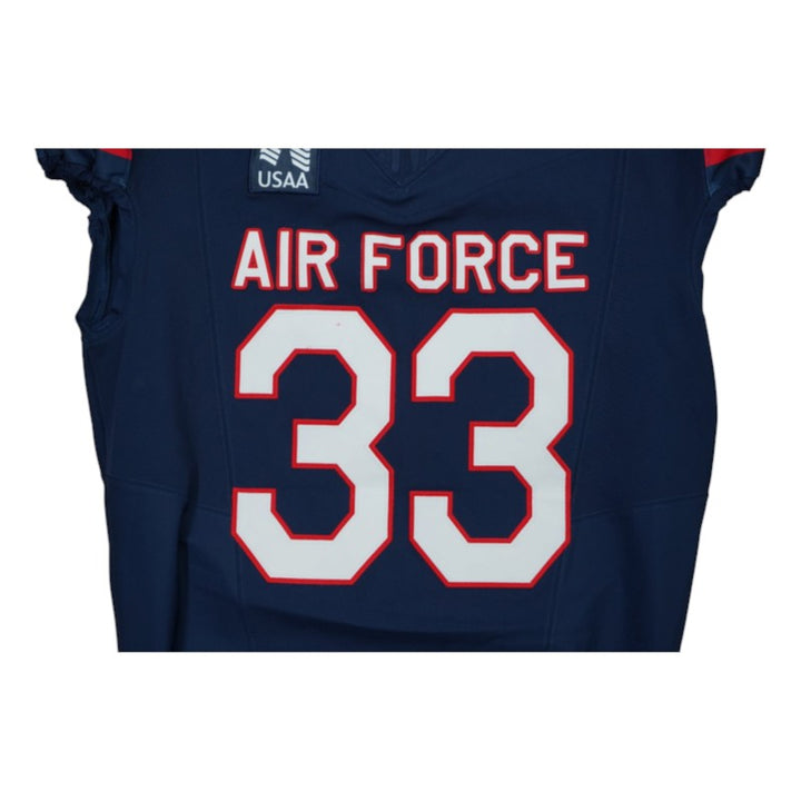 U.S. Air Force Academy Game Worn #33 Home Jersey 9/5/2026 w/ Freedom 250 Patch