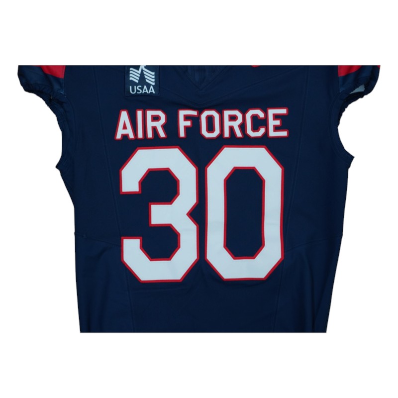 U.S. Air Force Academy Game Worn #30 Home Jersey 9/5/2026 w/ Freedom 250 Patch