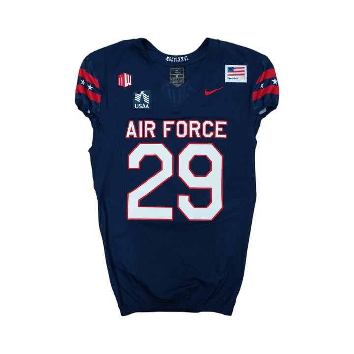 U.S. Air Force Academy Game Worn #29 Home Jersey 9/5/2026 w/ Freedom 250 Patch
