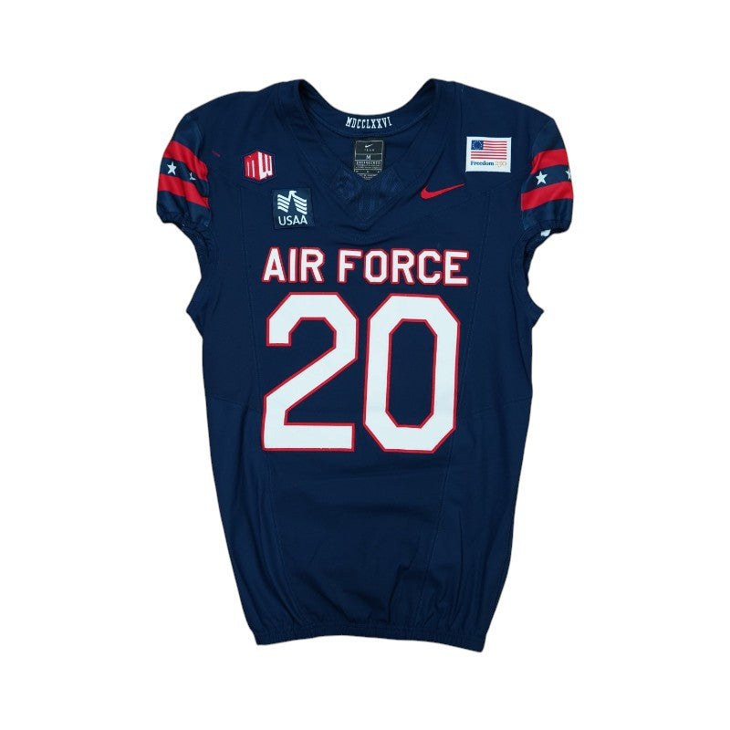 U.S. Air Force Academy Game Worn #20 Home Jersey 9/5/2026 w/ Freedom 250 Patch