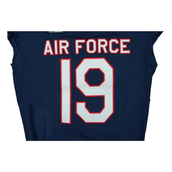 U.S. Air Force Academy Game Worn #19 Home Jersey 9/5/2026 w/ Freedom 250 Patch
