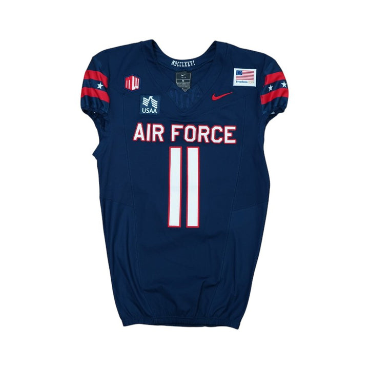 U.S. Air Force Academy Game Worn #11 Home Jersey 9/5/2026 w/ Freedom 250 Patch