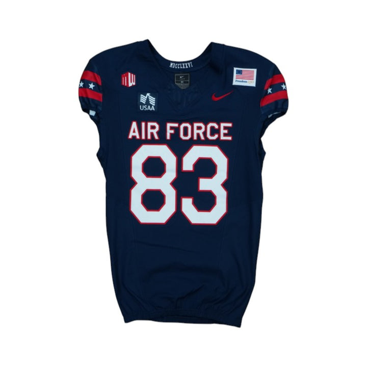 U.S. Air Force Academy Game Issued #83 Jersey 9/5/2026 w/ Freedom 250 Patch