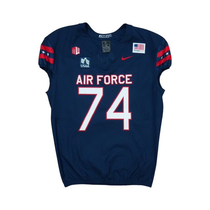 U.S. Air Force Academy Game Issued #74 Jersey 9/5/2026 w/ Freedom 250 Patch