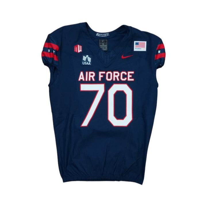 U.S. Air Force Academy Game Issued #70 Jersey 9/5/2026 w/ Freedom 250 Patch