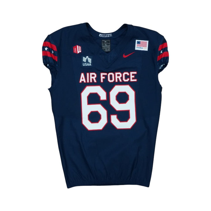 U.S. Air Force Academy Game Issued #69 Jersey 9/5/2026 w/ Freedom 250 Patch