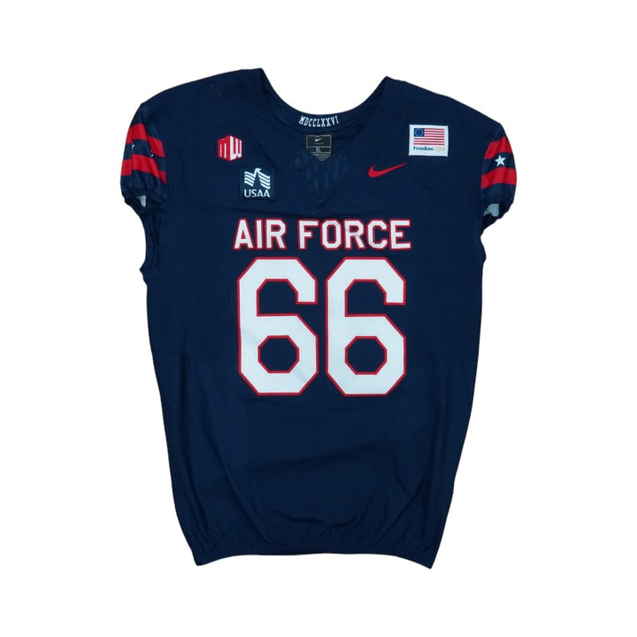 U.S. Air Force Academy Game Issued #66 Jersey 9/5/2026 w/ Freedom 250 Patch