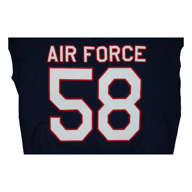 U.S. Air Force Academy Game Issued #58 Jersey 9/5/2026 w/ Freedom 250 Patch