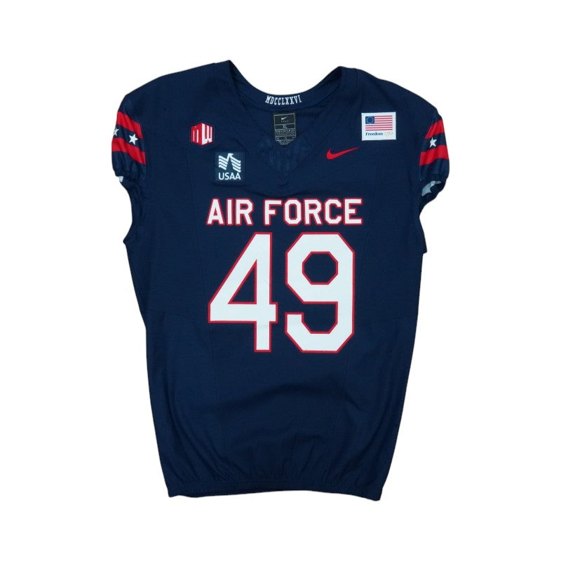 U.S. Air Force Academy Game Issued #49 Jersey 9/5/2026 w/ Freedom 250 Patch
