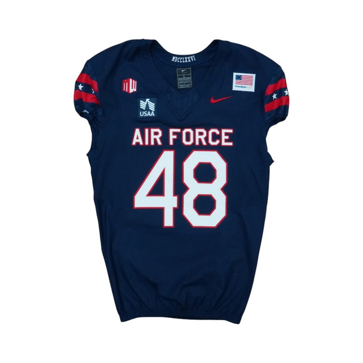 U.S. Air Force Academy Game Issued #48 Jersey 9/5/2026 w/ Freedom 250 Patch