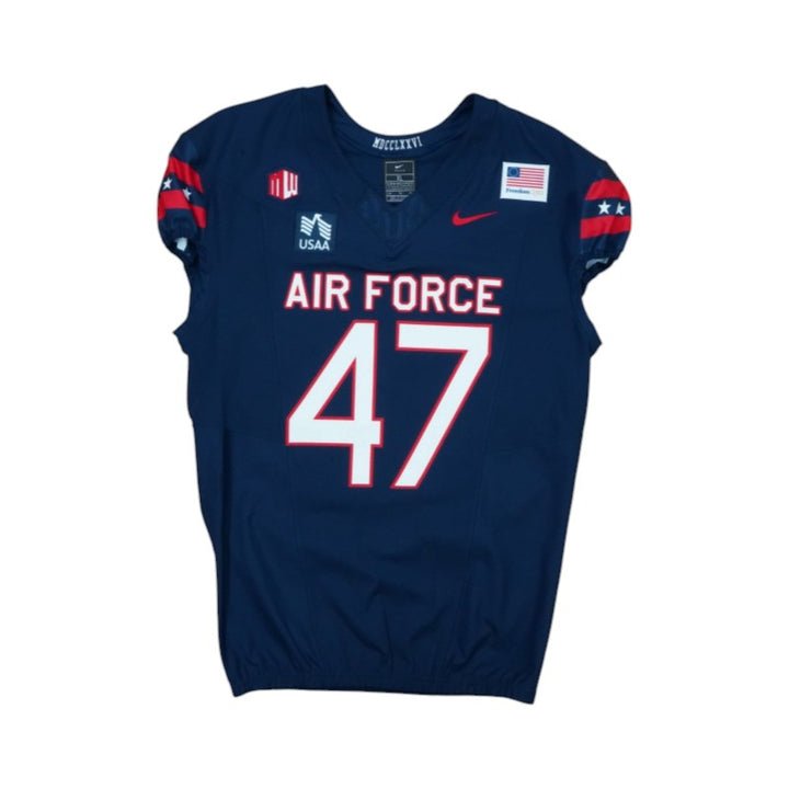 U.S. Air Force Academy Game Issued #47 Jersey 9/5/2026 w/ Freedom 250 Patch