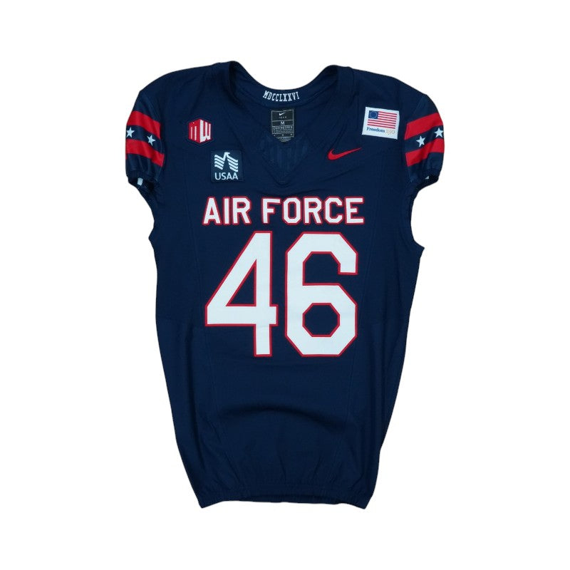 U.S. Air Force Academy Game Issued #46 Jersey 9/5/2026 w/ Freedom 250 Patch