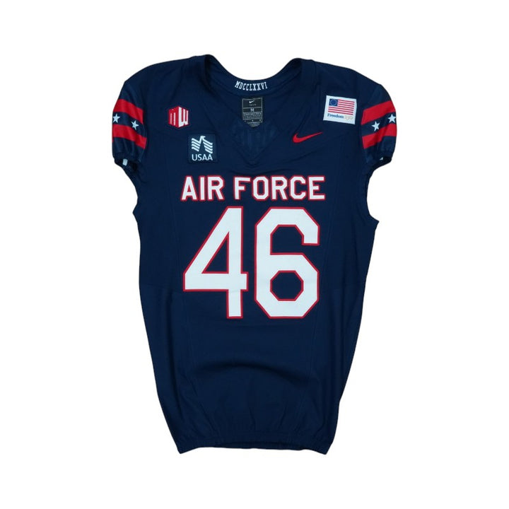 U.S. Air Force Academy Game Issued #46 Jersey 9/5/2026 w/ Freedom 250 Patch