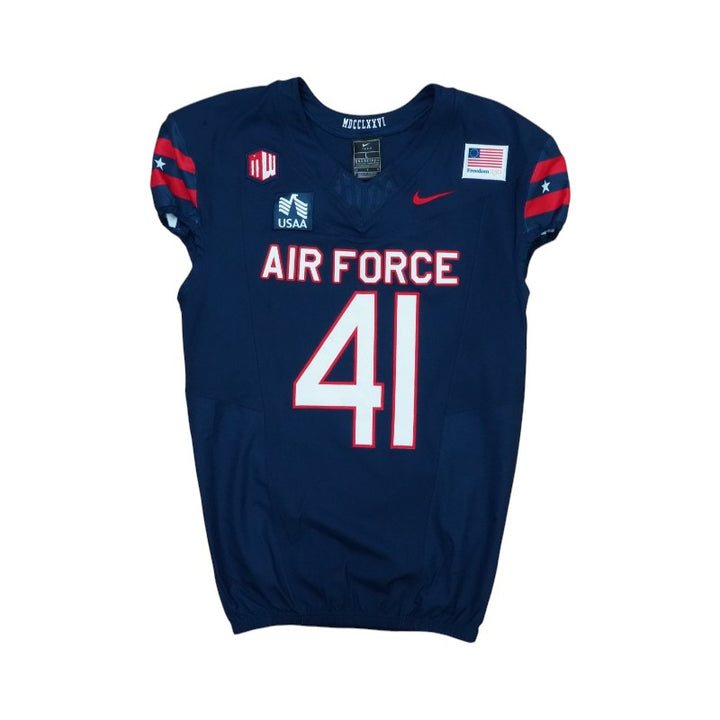 U.S. Air Force Academy Game Issued #41 Jersey 9/5/2026 w/ Freedom 250 Patch