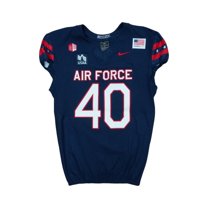 U.S. Air Force Academy Game Issued #40 Jersey 9/5/2026 w/ Freedom 250 Patch