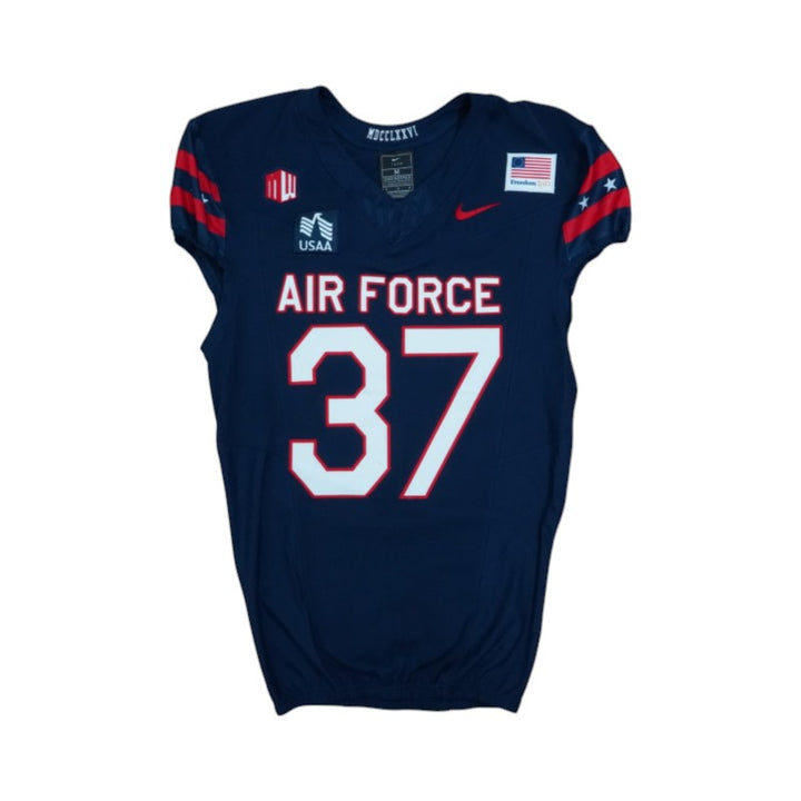 U.S. Air Force Academy Game Issued #37 Jersey 9/5/2026 w/ Freedom 250 Patch