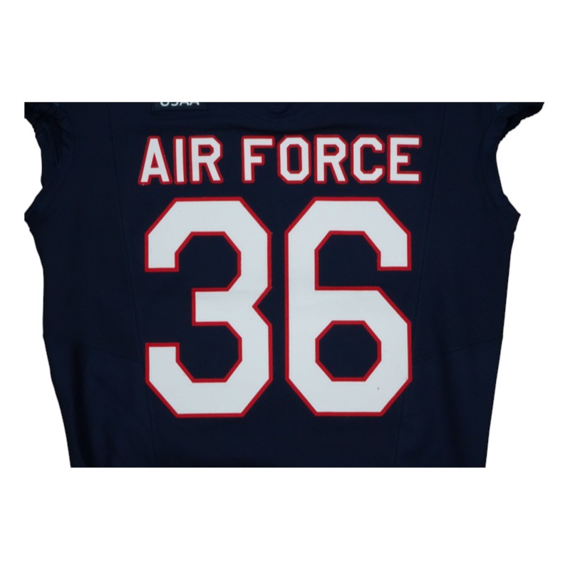 U.S. Air Force Academy Game Issued #36 Jersey 9/5/2026 w/ Freedom 250 Patch