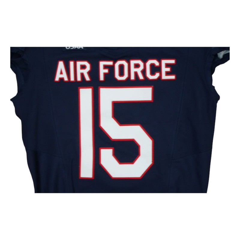 U.S. Air Force Academy Game Issued #15 Jersey 9/5/2026 w/ Freedom 250 Patch