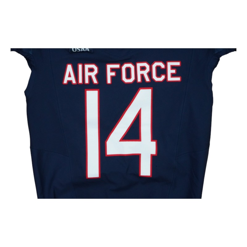 U.S. Air Force Academy Game Issued #14 Jersey 9/5/2026 w/ Freedom 250 Patch