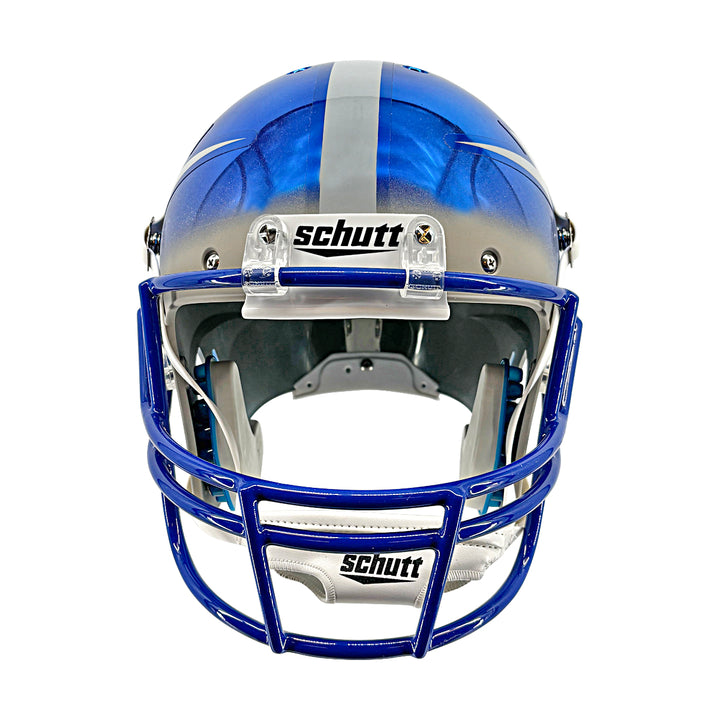 US Air Force Academy Replica Schutt Blue/Grey Chrome Alt 5 Full Size Helmet
