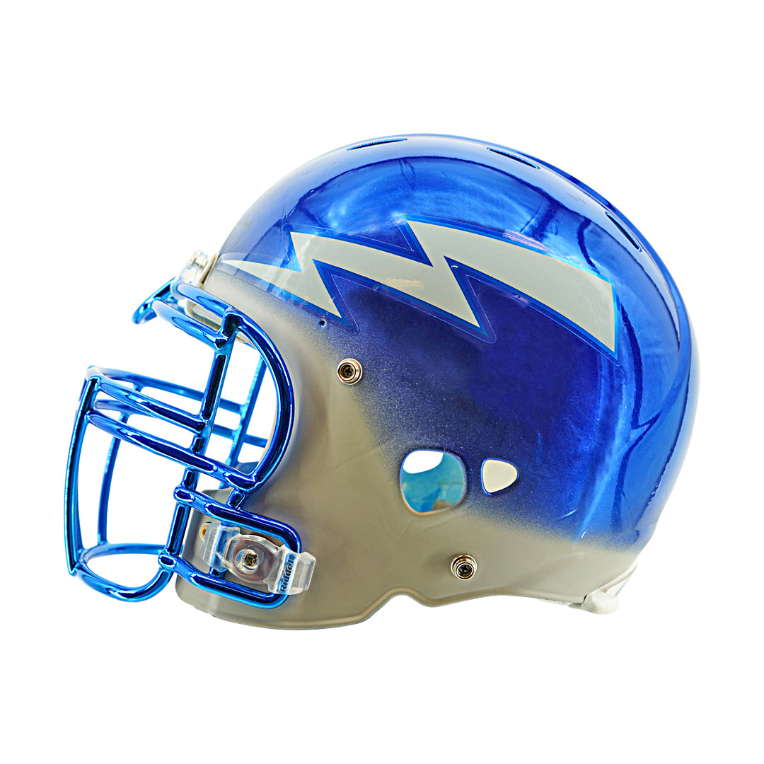 U.S. Air Force Academy Authentic 2016 Schutt Blue/Grey Chrome Full Size Helmet