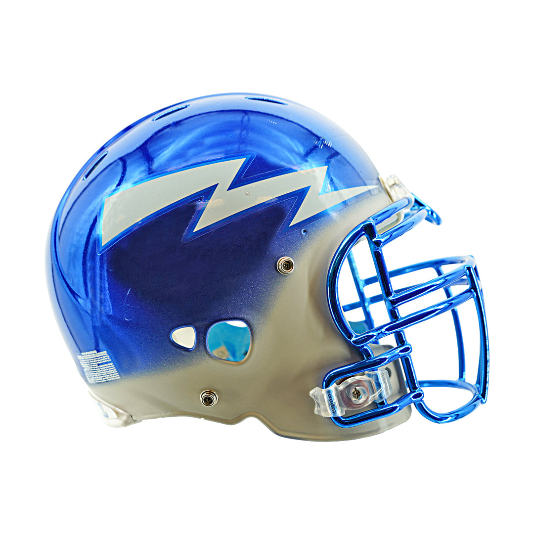 U.S. Air Force Academy Authentic 2016 Schutt Blue/Grey Chrome Full Size Helmet