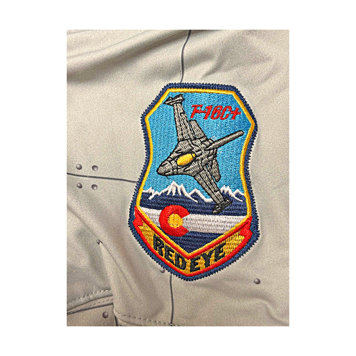 US Air Force Academy F16 Red Pyscho Patch Large #25 Hockey Jersey