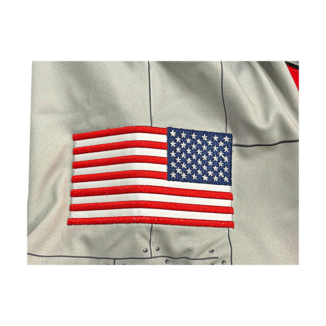 US Air Force Academy F16 Red Pyscho Patch Large #25 Hockey Jersey