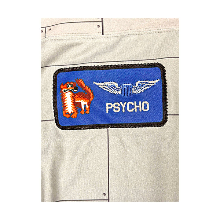 US Air Force Academy F16 Blue Pyscho Patch Large #25 Hockey Jersey
