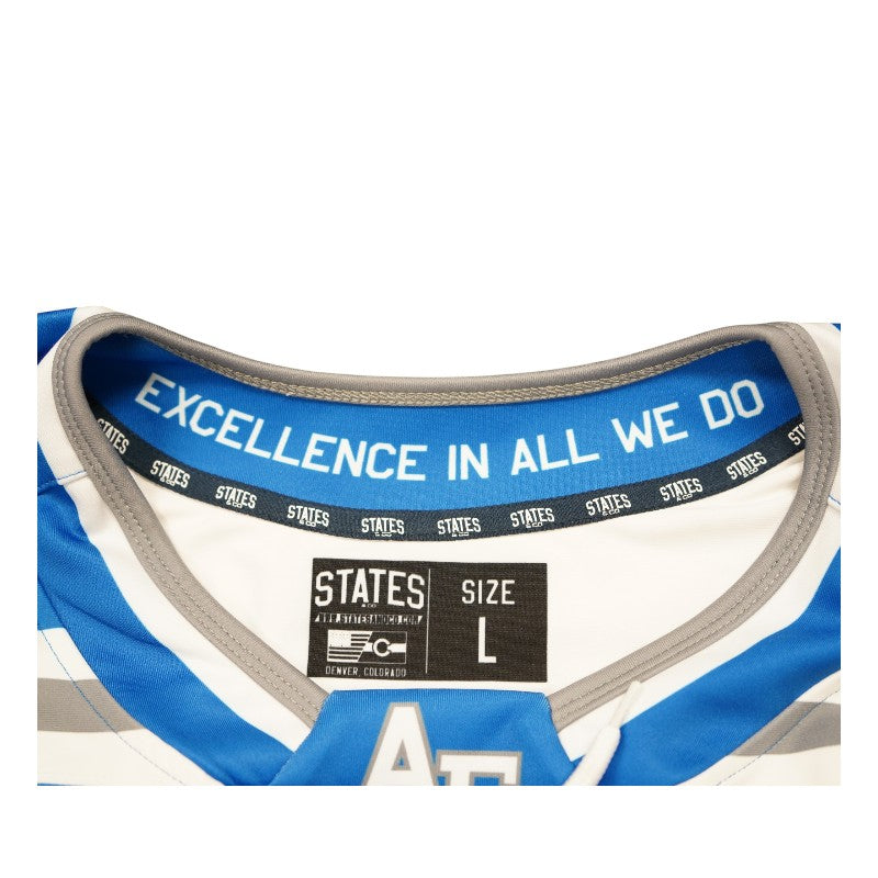 U.S. Air Force Academy 2025 Game Issued Blue States #16 Hockey Jersey Sz L