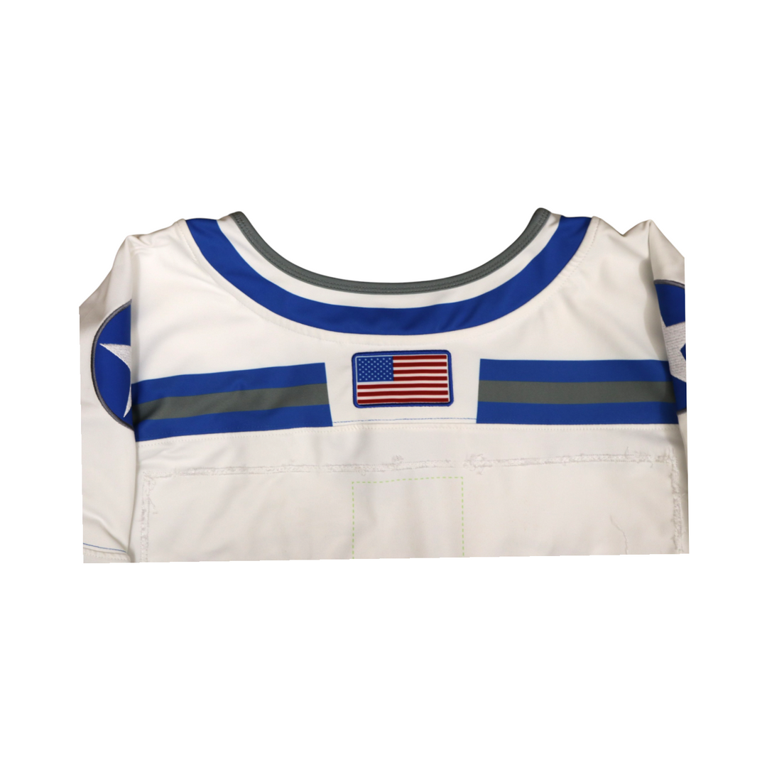 U.S. Air Force Academy Game Used #4 White AIR FORCE Home Hockey Jersey Size M