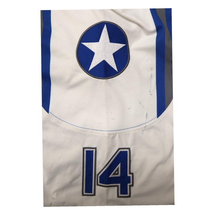 U.S. Air Force Academy Game Used #14 White AIR FORCE Home Hockey Jersey Size L