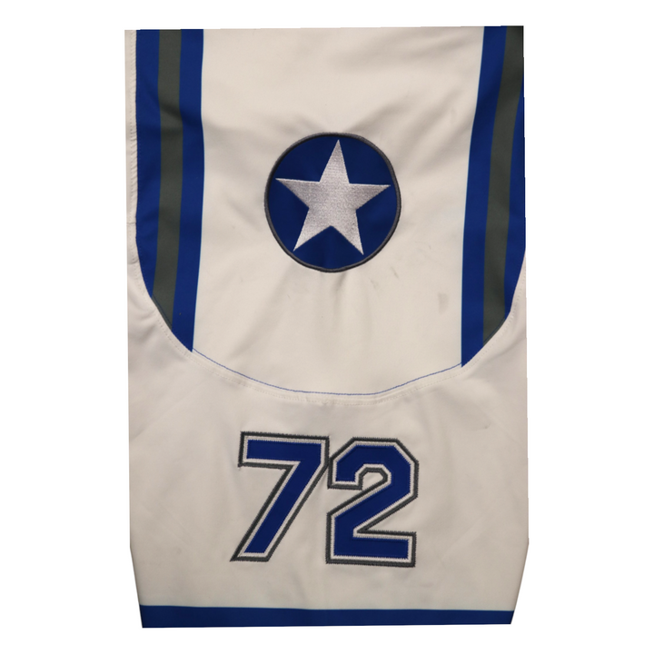 U.S. Air Force Academy Game Used #72 White AIR FORCE Home Hockey Jersey Size L