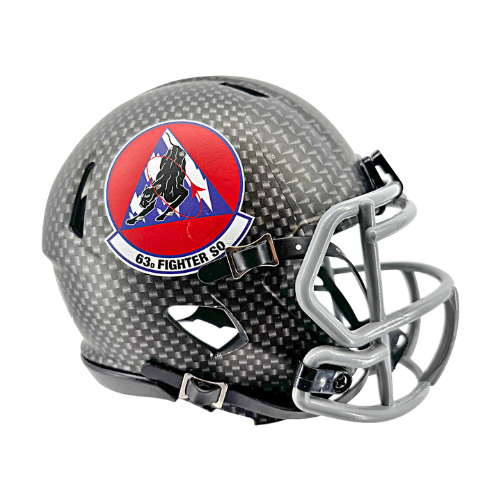 US Air Force Academy F-35 63rd Fighter Squad Replica Riddell Mini Helmet