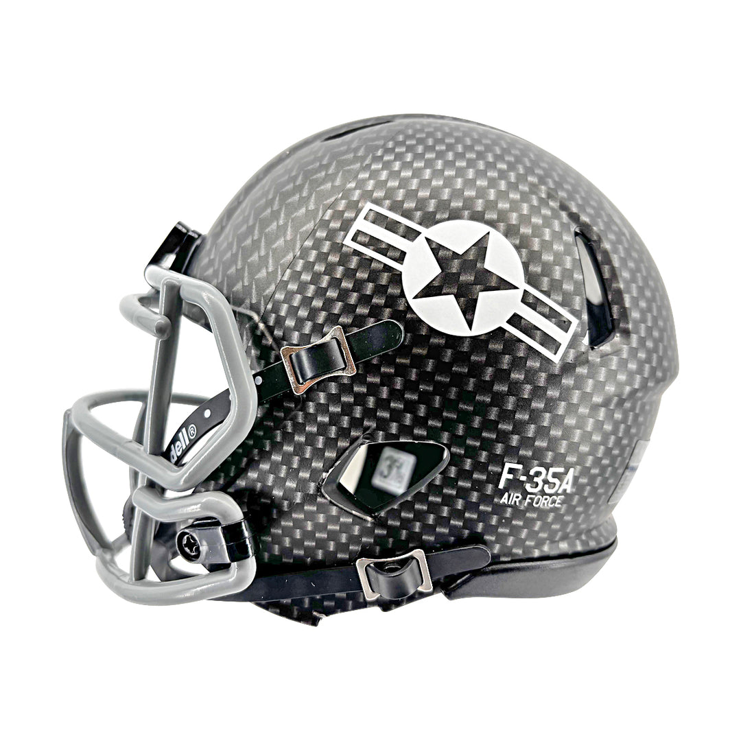 US Air Force Academy F-35 63rd Fighter Squad Replica Riddell Mini Helmet