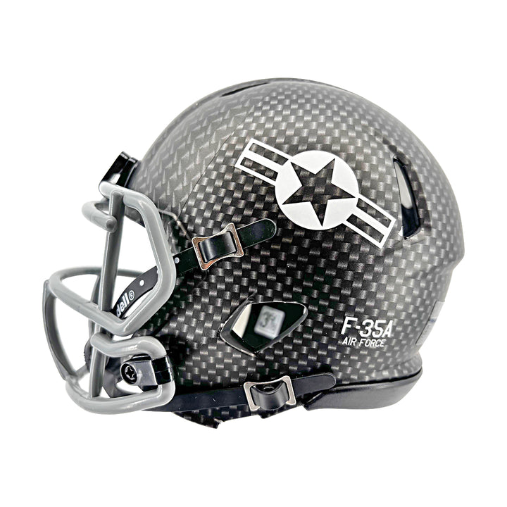 US Air Force Academy F-35 63rd Fighter Squad Replica Riddell Mini Helmet
