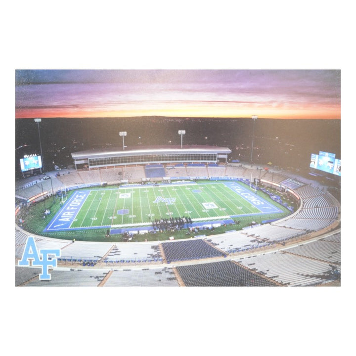US Air Force Academy Framed Collage with Authentic Piece of Falcon Stadium Goalpost USAF/CX COA
