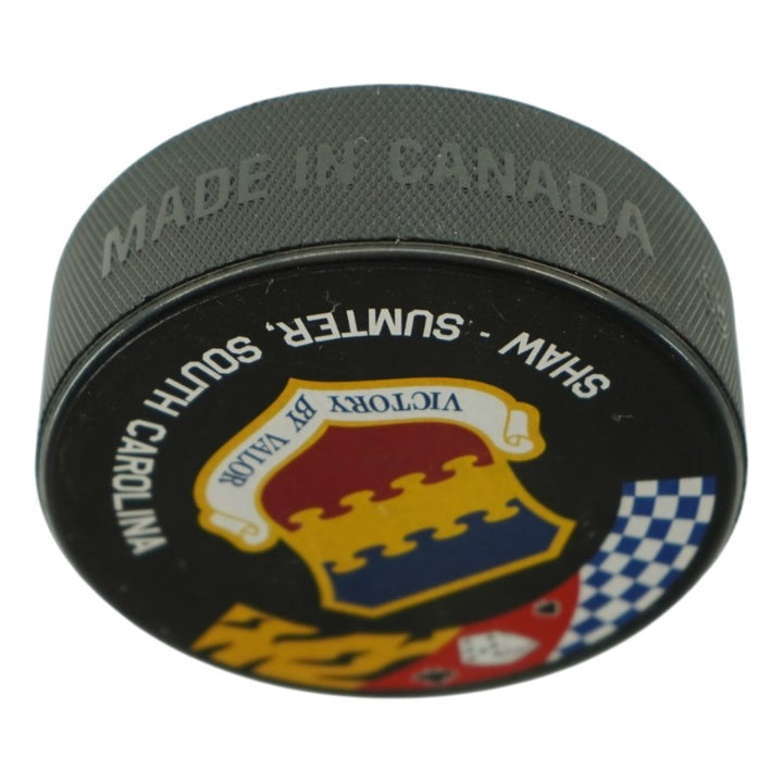 Frank Serratore U.S. Air Force Academy 2025 Game Issued F16 Victory By Valor Hockey Puck