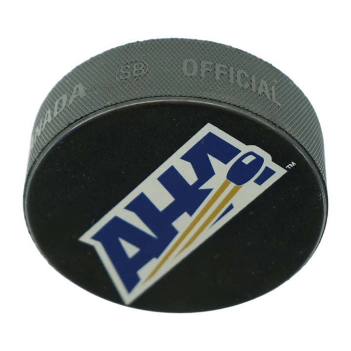 Frank Serratore U.S. Air Force Academy Autographed Official Game Puck Air Force CX LOA