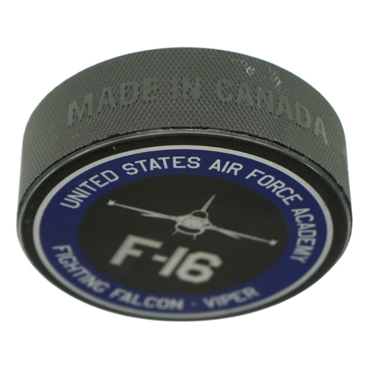 U.S. Air Force Academy 2025 Game Issued F16 Victory By Valor Hockey Puck