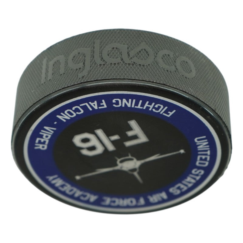 U.S. Air Force Academy 2025 Game Issued F16 Victory By Valor Hockey Puck