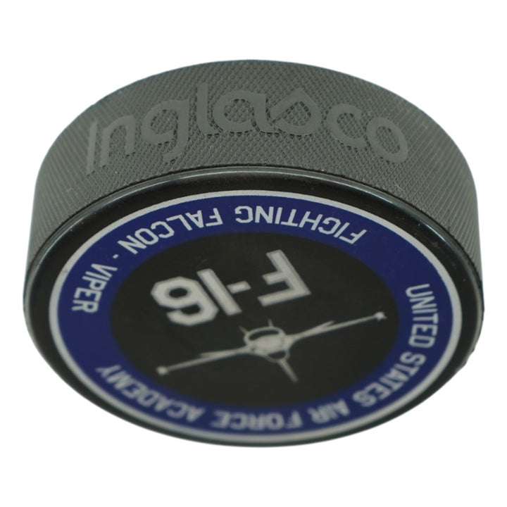 U.S. Air Force Academy 2025 Game Issued F16 Victory By Valor Hockey Puck