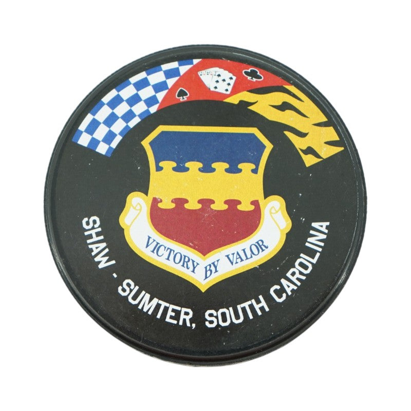 U.S. Air Force Academy 2025 Game Issued F16 Victory By Valor Hockey Puck